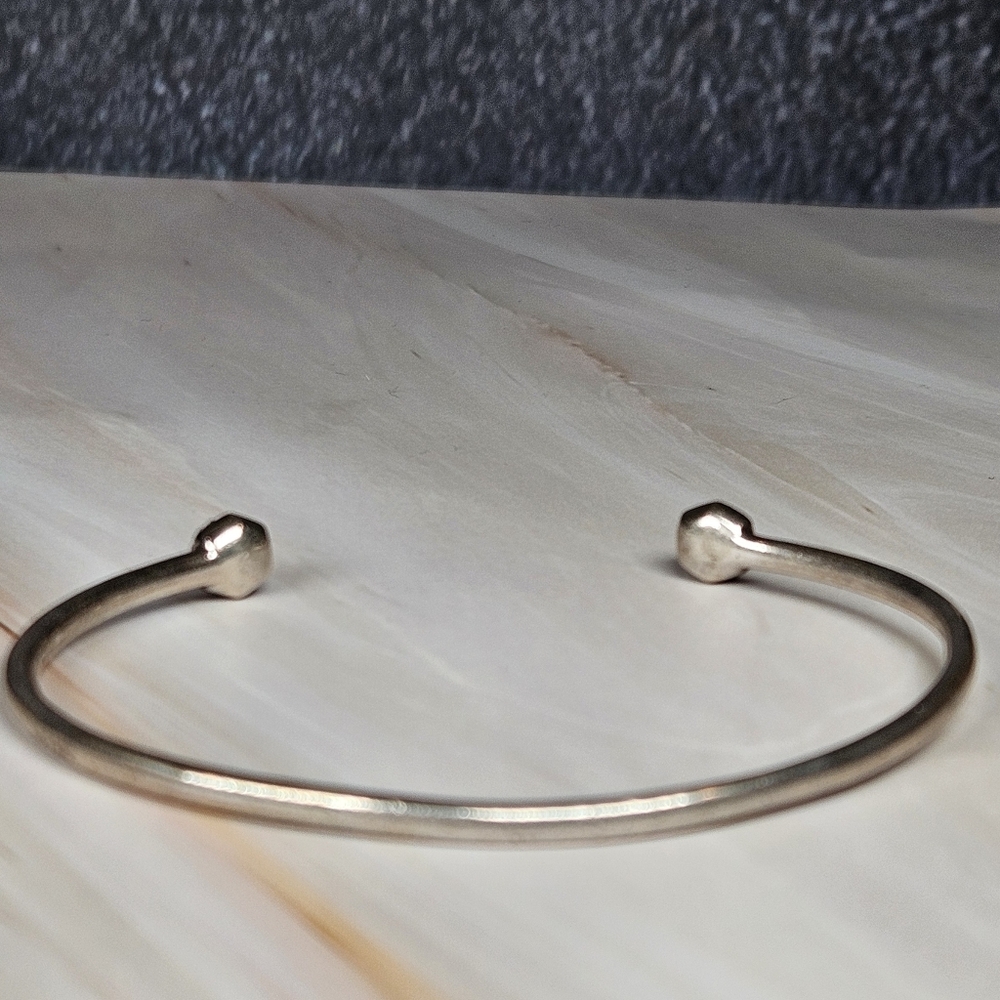 Kendra Scott Davie Sterling Silver Double Diamond Cuff Bracelet White Diamond - Picture 5 of 9